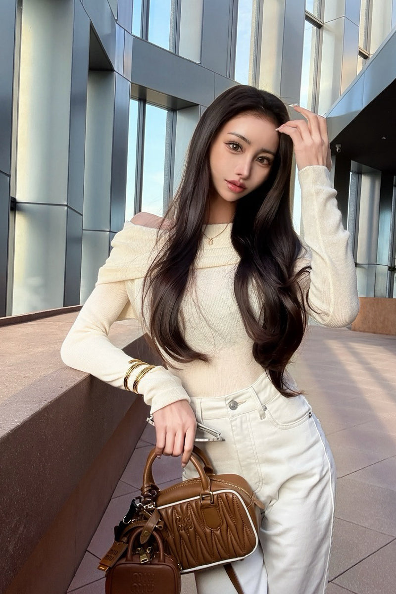 オフショルダーニットトップス – Cocotte paris