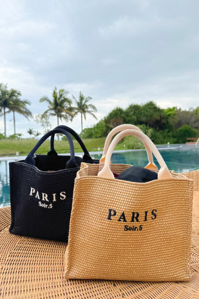 ペーパー編みロゴトートバッグ – Cocotte paris